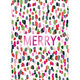 Colorful Specks Foil Folded Holiday Cards Image 8 of 11